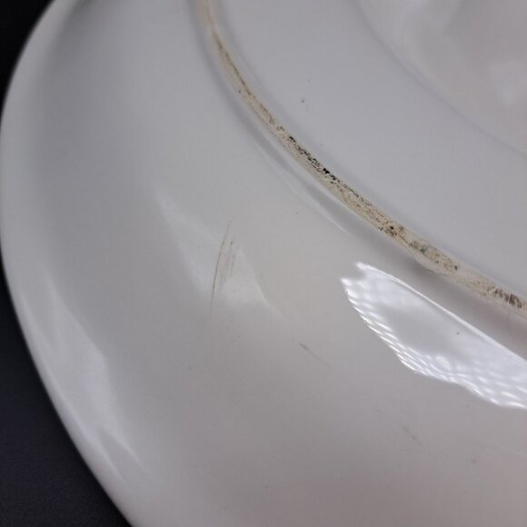 Precious Moments Christmas Chip & Dip Tray 14.25" Ceramic 1997 Vintage - Picture 11 of 16